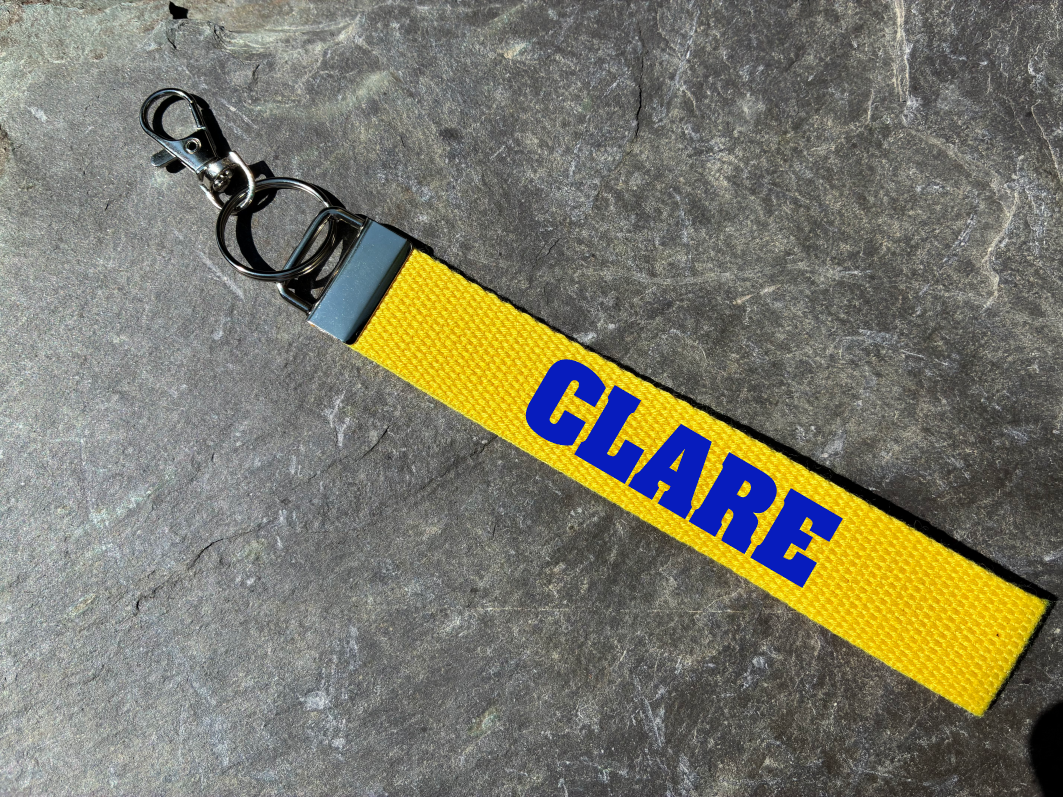 Gaelic Games Wrislet/Keyring - Your Choice of Wording and colours - GAA