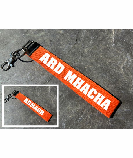 County Colours Gaelic Games Wristlet/Keyring/Keyfob - GAA - Hurling, Camogie, Football, Ladies Football & Handball. Wrist Lanyard.
