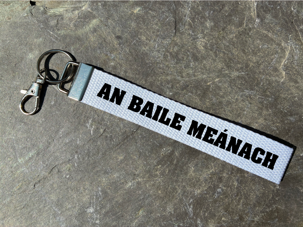 Ballymena, Co. Antrim, Gaelic Games Wristlet/Keyring/Keyfob - GAA - Hurling, Camogie, Football, Ladies Football & Handball. Wrist Lanyard.