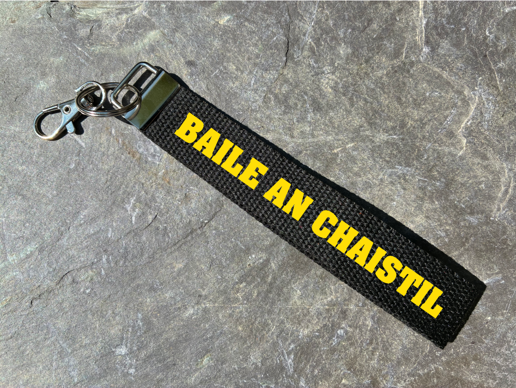 Ballycastle, Co. Antrim, Gaelic Games Wristlet/Keyring/Keyfob - GAA - Hurling, Camogie, Football, Ladies Football & Handball. Wrist Lanyard.
