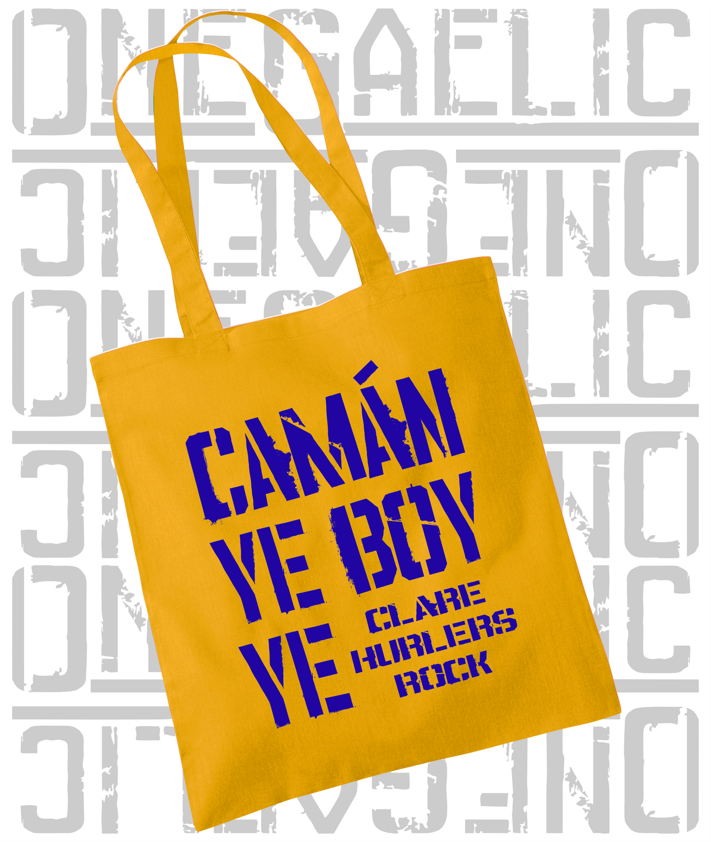 Camán Ye Boy Ye - Hurling Tote Bag - All Irish Counties Available