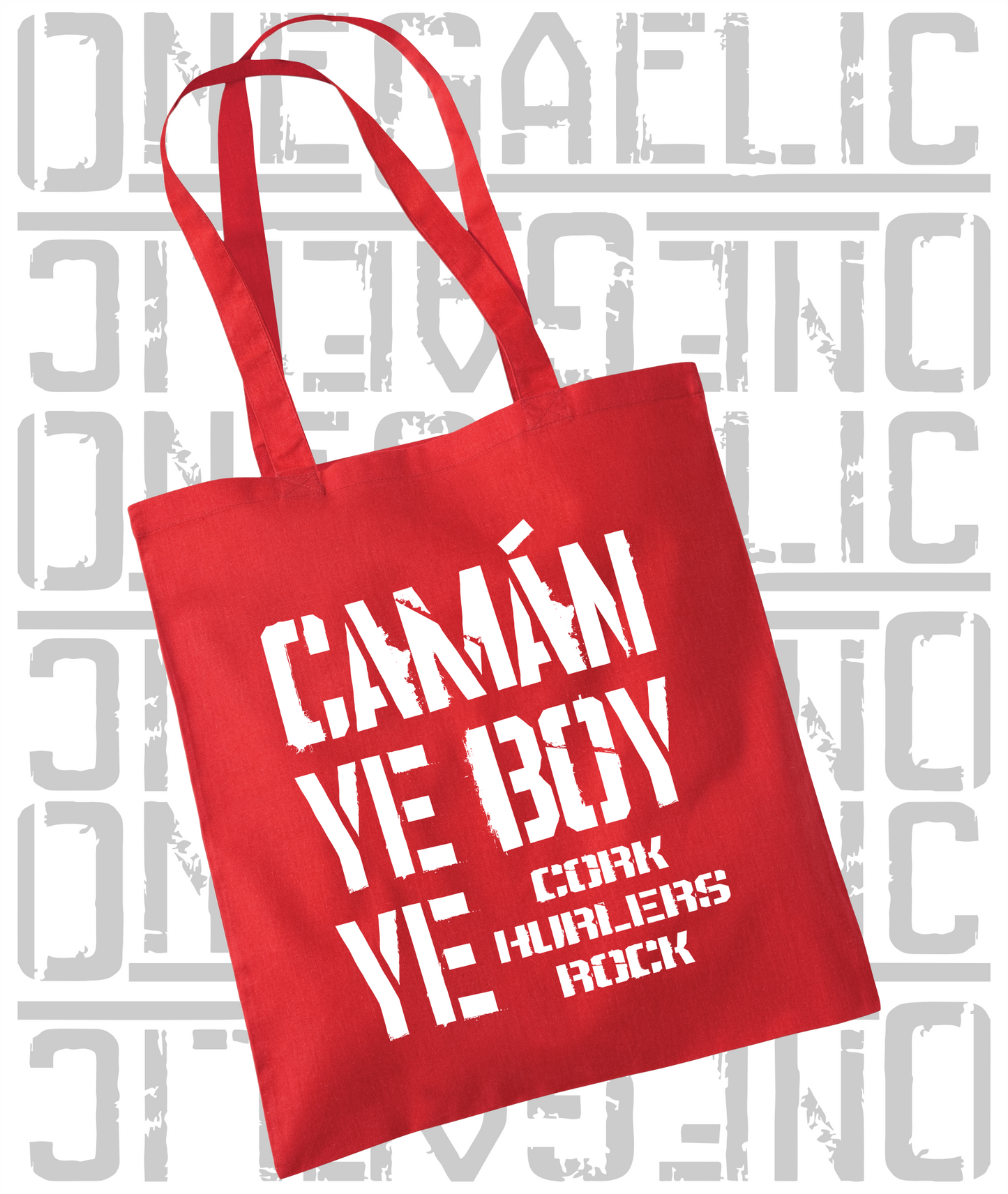 Camán Ye Boy Ye - Hurling Tote Bag - All Irish Counties Available