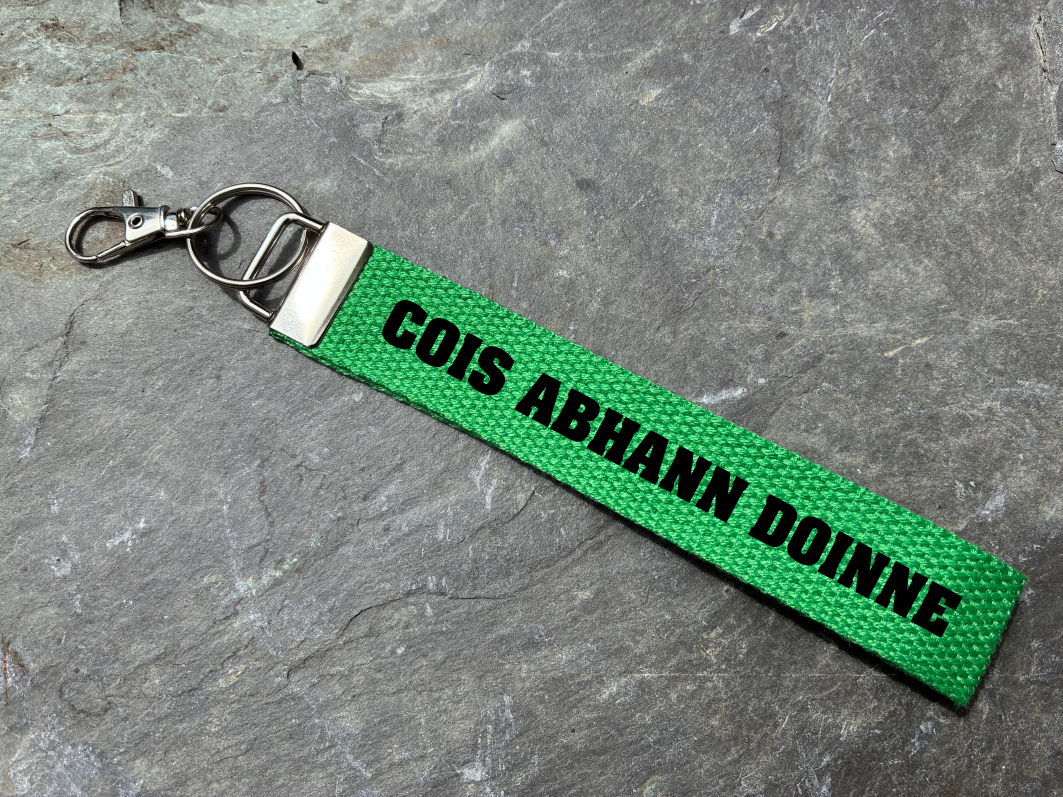 Cushendun, Co. Antrim, Gaelic Games Wristlet/Keyring/Keyfob - GAA - Hurling, Camogie, Football, Ladies Football & Handball. Wrist Lanyard.