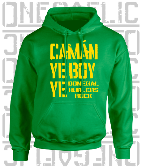 Camán Ye Boy Ye, Hurling Hoodie - Kids - All Counties Available