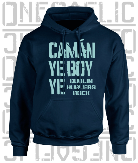 Camán Ye Boy Ye, Hurling Hoodie - Kids - All Counties Available