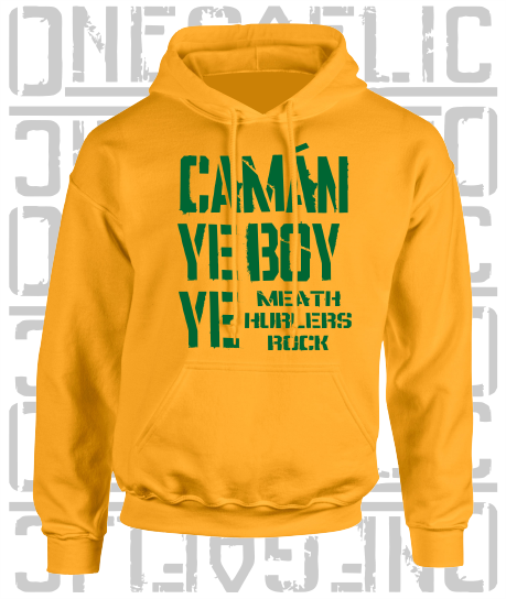 Camán Ye Boy Ye, Hurling Hoodie - Kids - All Counties Available