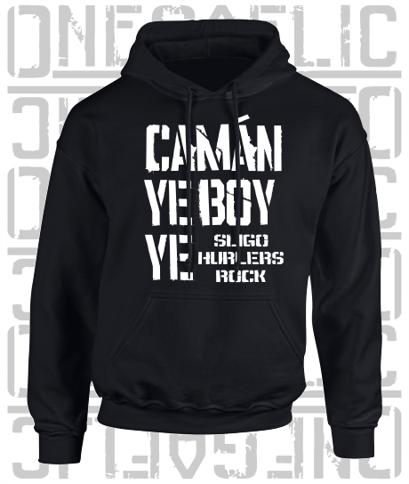 Camán Ye Boy Ye, Hurling Hoodie - Kids - All Counties Available