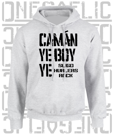 Camán Ye Boy Ye, Hurling Hoodie - Kids - All Counties Available