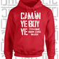 Camán Ye Boy Ye, Hurling Hoodie - Kids - All Counties Available