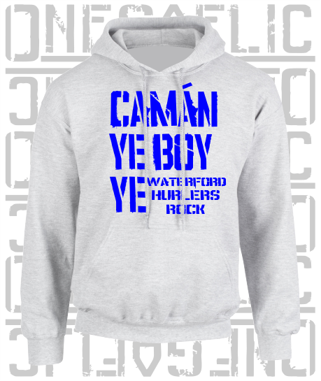 Camán Ye Boy Ye, Hurling Hoodie - Kids - All Counties Available