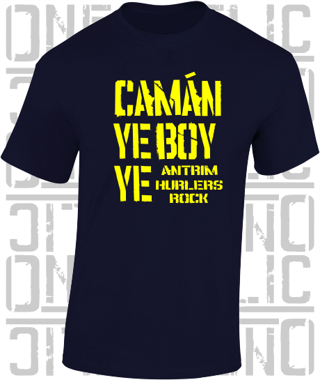 Camán Ye Boy Ye, Hurling T-Shirt- Kids - All Counties Available