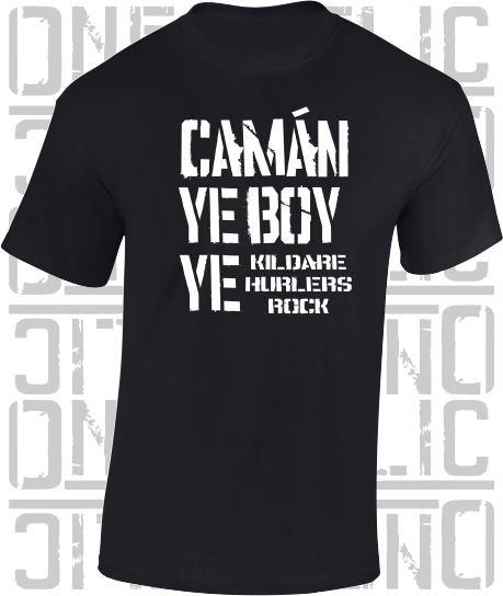 Camán Ye Boy Ye, Hurling T-Shirt- Kids - All Counties Available