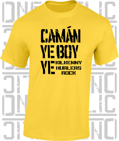 Camán Ye Boy Ye, Hurling T-Shirt- Kids - All Counties Available