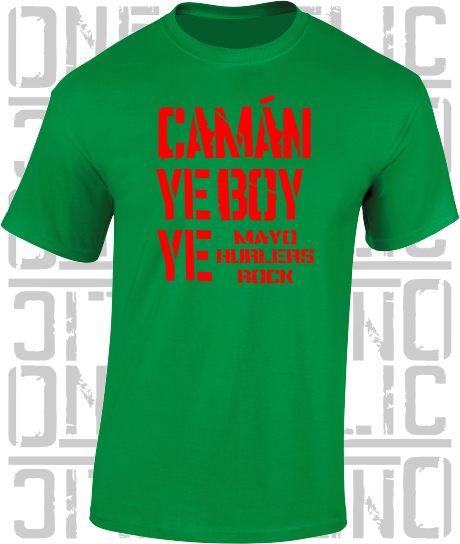 Camán Ye Boy Ye, Hurling T-Shirt- Kids - All Counties Available