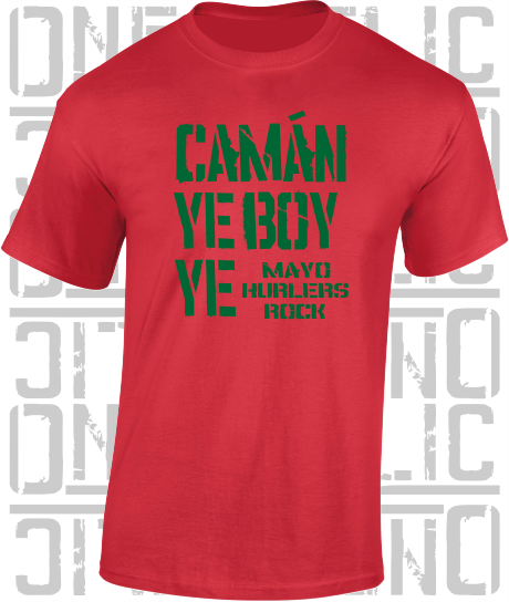 Camán Ye Boy Ye, Hurling T-Shirt- Kids - All Counties Available