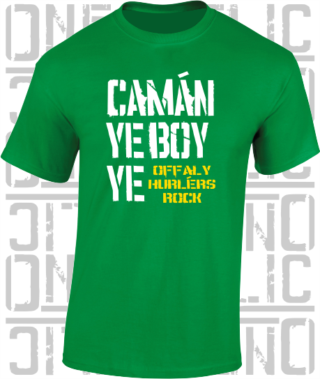 Camán Ye Boy Ye, Hurling T-Shirt- Kids - All Counties Available