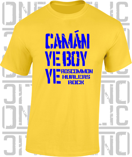 Camán Ye Boy Ye, Hurling T-Shirt- Kids - All Counties Available