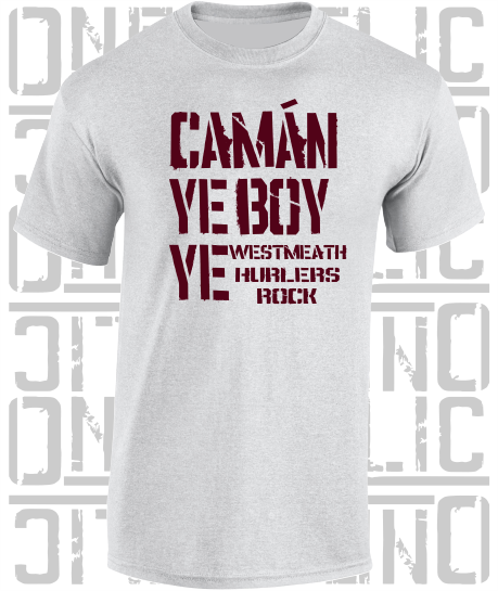 Camán Ye Boy Ye, Hurling T-Shirt- Kids - All Counties Available