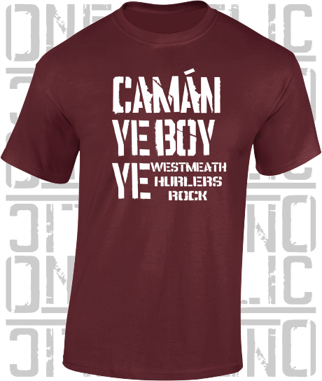 Camán Ye Boy Ye, Hurling T-Shirt- Kids - All Counties Available