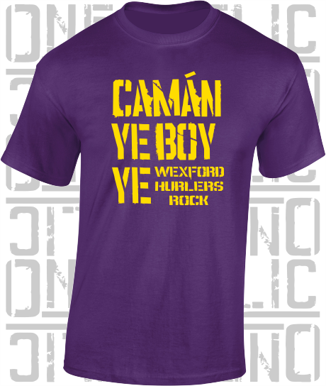 Camán Ye Boy Ye, Hurling T-Shirt- Kids - All Counties Available