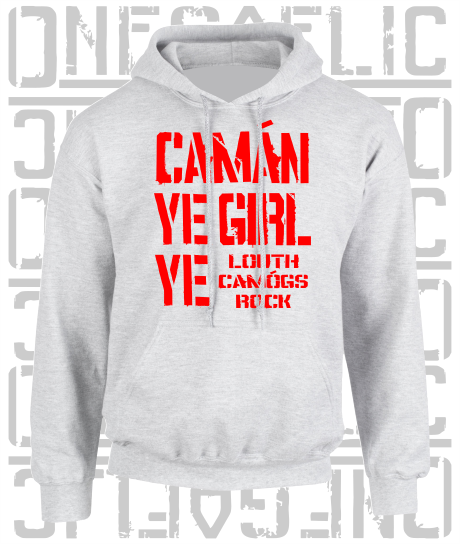 Camán Ye Girl Ye, Camogie Hoodie - Kids - All Counties Available