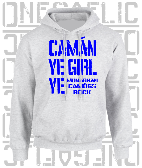 Camán Ye Girl Ye, Camogie Hoodie - Kids - All Counties Available