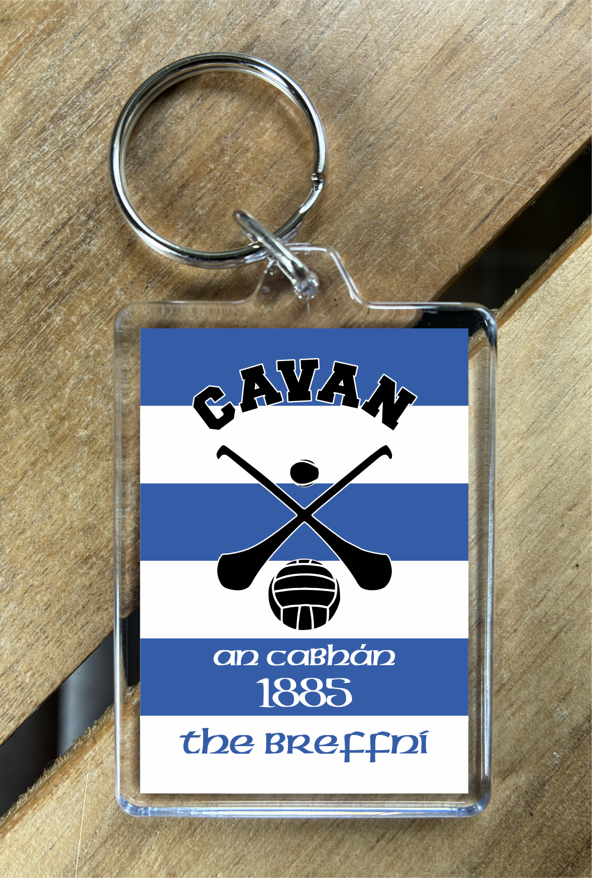Gaelic Games (GAA) County Colours Plastic Keyring - All Irish Counties Available. Hurling Camogie Gaelic Football Ladies Gaelic Football (Copy)