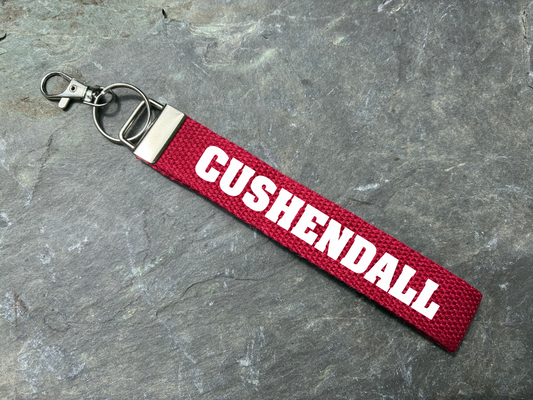 Cushendall, Co. Antrim, Gaelic Games Wristlet/Keyring/Keyfob - GAA - Hurling, Camogie, Football, Ladies Football & Handball. Wrist Lanyard.