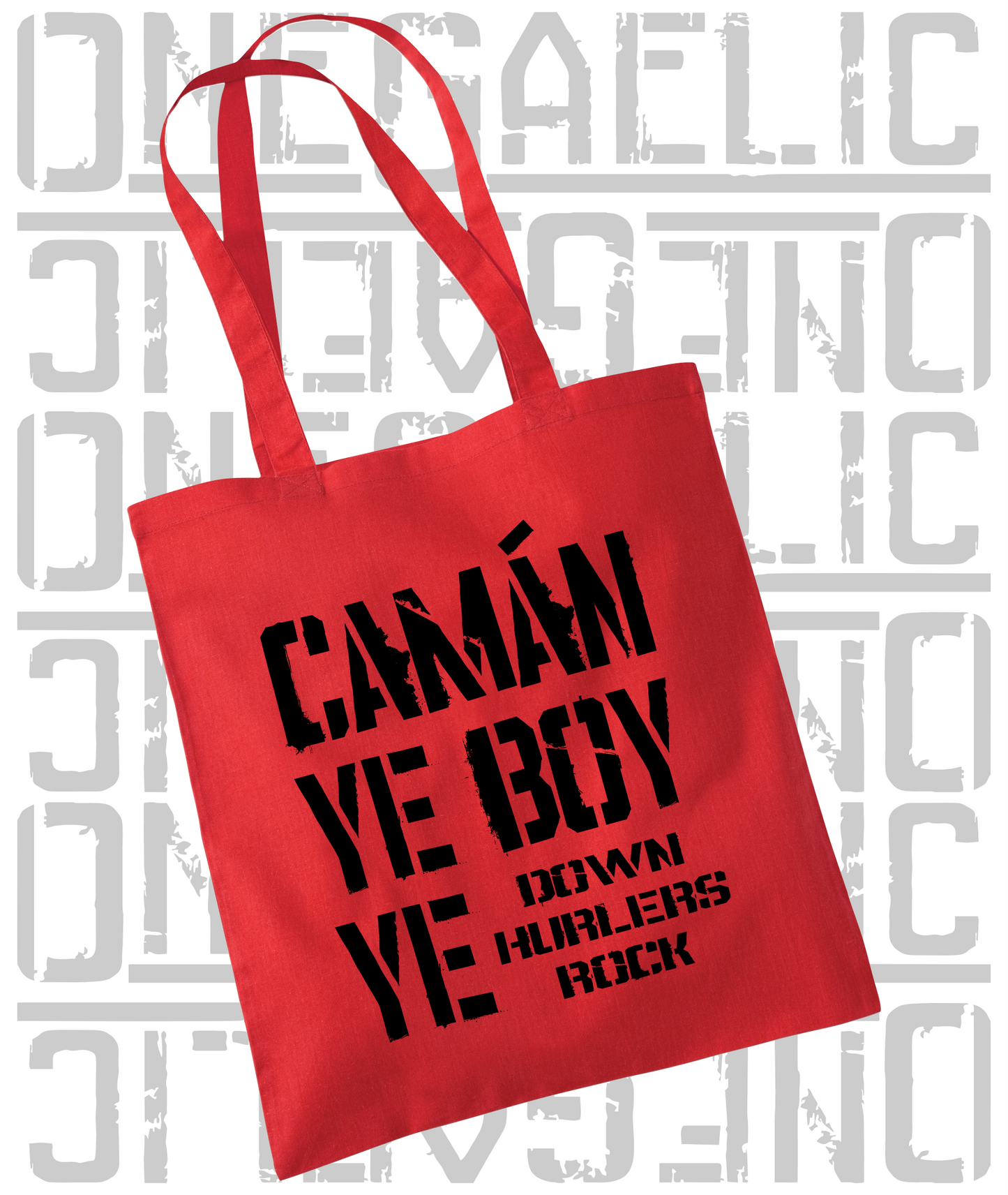 Camán Ye Boy Ye - Hurling Tote Bag - All Irish Counties Available