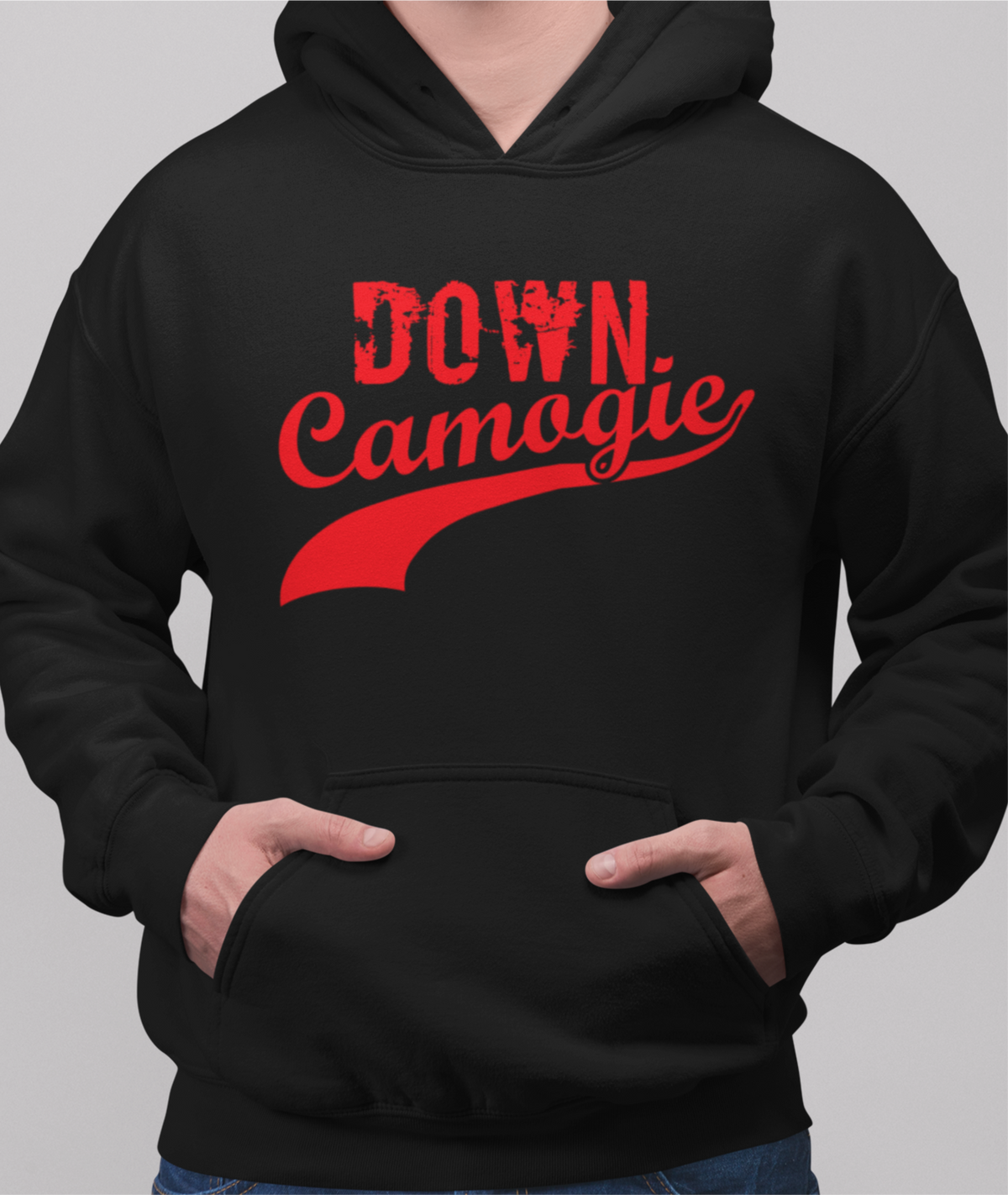 Down Camogie Grunge Swash Hoodie - Adult
