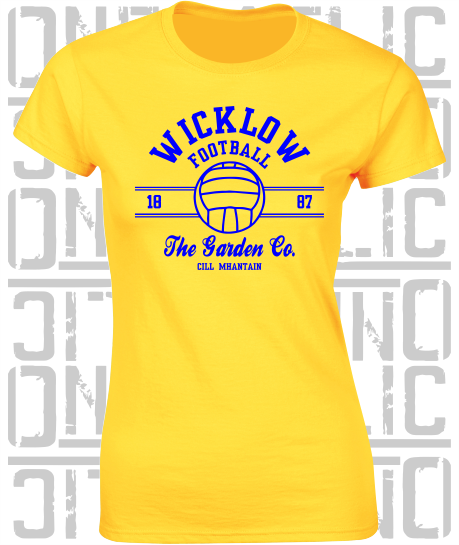 Gaelic Football - Ladies Skinny-Fit T-Shirt - Wicklow