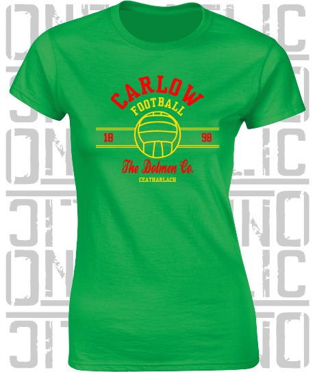 Gaelic Football - Ladies Skinny-Fit T-Shirt - All Counties Available