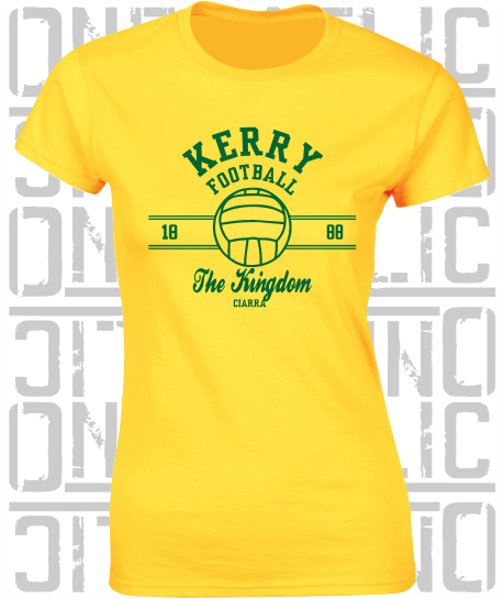 Gaelic Football - Ladies Skinny-Fit T-Shirt - All Counties Available