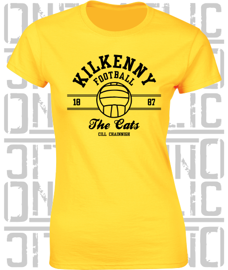Gaelic Football - Ladies Skinny-Fit T-Shirt - All Counties Available