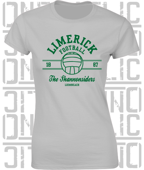 Gaelic Football - Ladies Skinny-Fit T-Shirt - All Counties Available