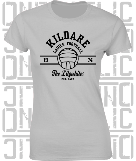 Ladies Gaelic Football T-Shirt - Ladies Skinny-Fit - All Counties Available