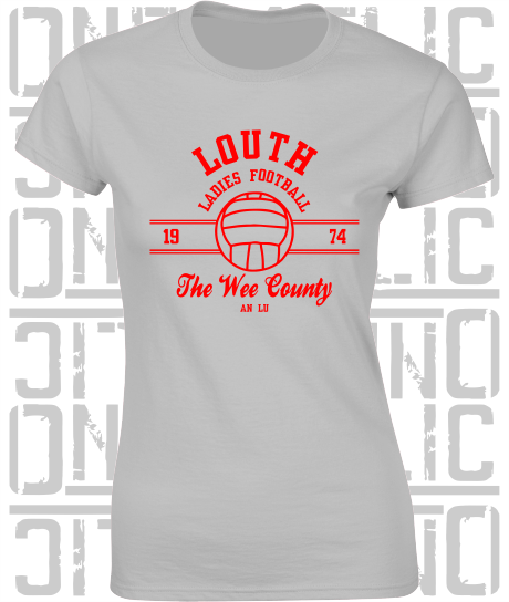 Ladies Gaelic Football T-Shirt - Ladies Skinny-Fit - All Counties Available