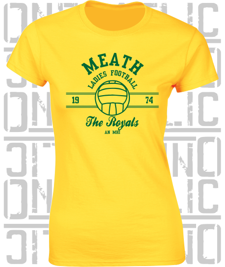 Ladies Gaelic Football T-Shirt - Ladies Skinny-Fit - All Counties Available