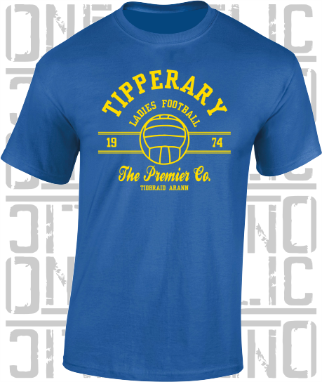 Ladies Gaelic Football LGF T-Shirt - Adult - Tipperary