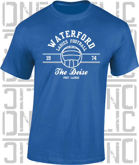 Ladies Gaelic Football T-Shirt - Adult - All Counties Available
