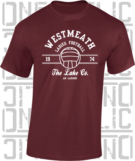 Ladies Gaelic Football T-Shirt - Adult - All Counties Available