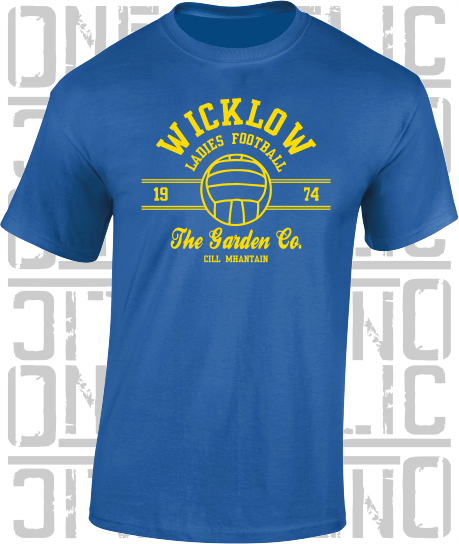 Ladies Gaelic Football T-Shirt - Adult - All Counties Available