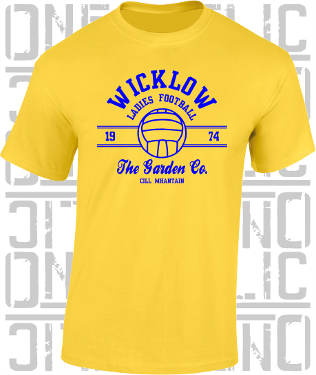 Ladies Gaelic Football T-Shirt - Adult - All Counties Available