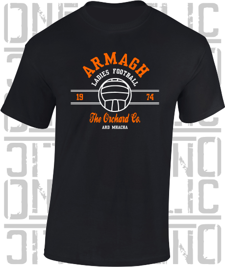 Ladies Gaelic Football T-Shirt - Adult - All Counties Available