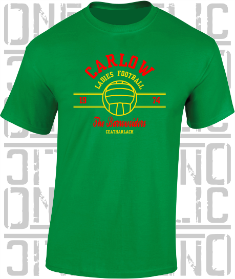 Ladies Gaelic Football T-Shirt - Adult - All Counties Available