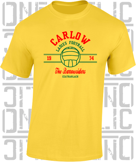 Ladies Gaelic Football T-Shirt - Adult - All Counties Available