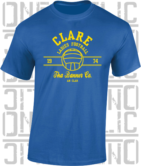 Ladies Gaelic Football T-Shirt  - Adult - All Counties Available