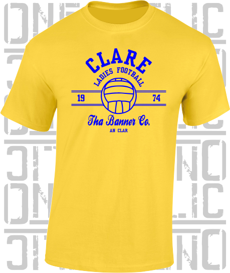 Ladies Gaelic Football T-Shirt - Adult - All Counties Available