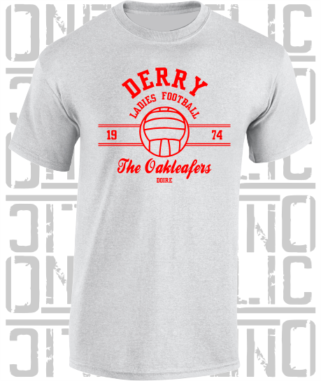Ladies Gaelic Football T-Shirt - Adult - All Counties Available