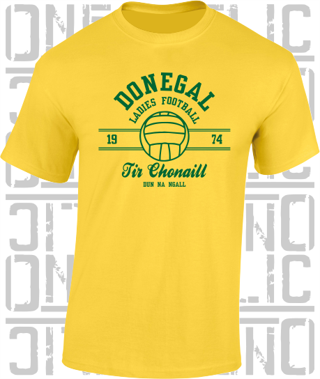 Ladies Gaelic Football T-Shirt - Adult - All Counties Available